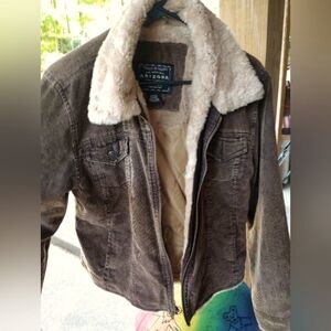Arizona corduroy bomber jacket sz large